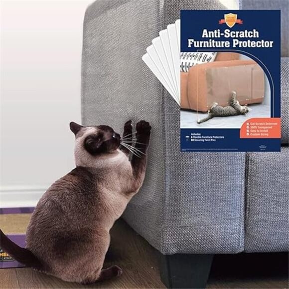 Amazing Shields Sofa Protectors from Pets - 6-Pack of 17-Inch x 12-Inch Cat - Picture 7 of 7